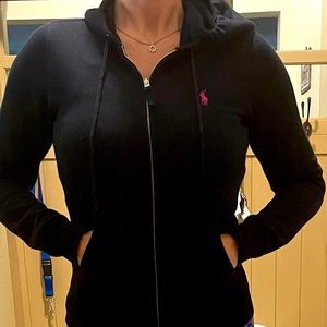 Polo Ralph Lauren 🎀 Full Zip Long Sleeves Hoodie -Small